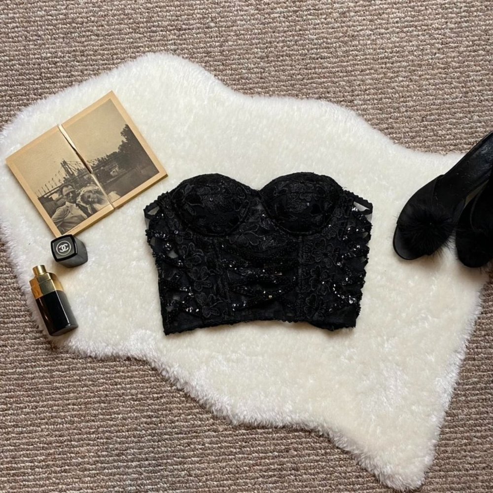 Vintage Fredricks of Hollywood bustier corset top!